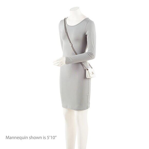 Chanel Caviar Leather Enamel Coco Clutch on Chain - Picture 6 of 10